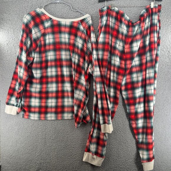 Cuddl Duds Plaid Fleece Pajama Set Size 2XL - Picture 2 of 5